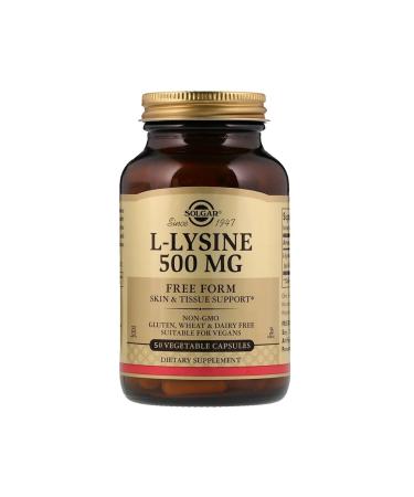 Solgar L-lysine 500 Mg 50 Capsules
