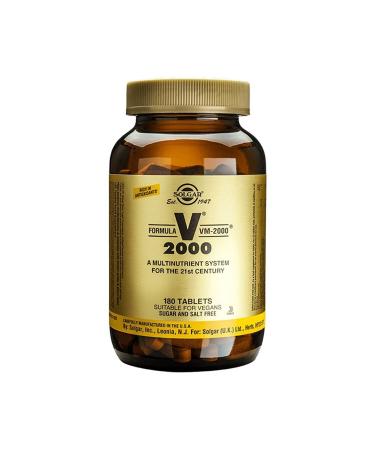 Solgar Vm 2000 Multivitamin 180 Tablets