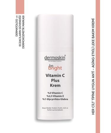 Dermoskin BE BRIGHT SKIN SOOTHING AND BALANCING VITAMIN C PLUS CREAM 33 ML DEMBA4688 - Buy Online on GoSupps.com