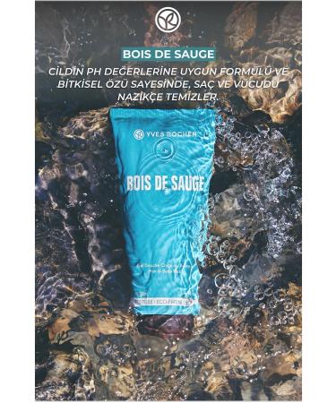 Yves Rocher Bois De Sauge - Hair and Body Shampoo-200 Ml - Buy Online on GoSupps.com