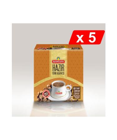 Alt ncezve Instant Turkish Coffee Medium Sugar (20 Pieces x 9 Gr) 5-PACK