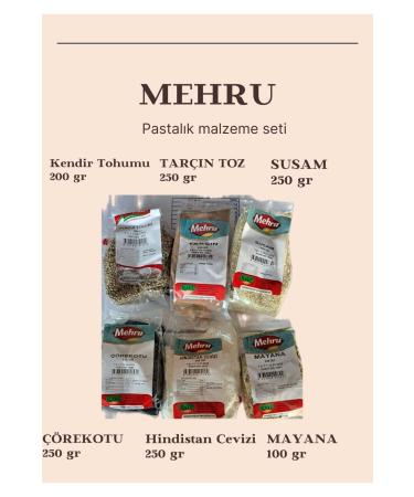 Mehru 6 Piece Cake Material