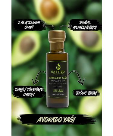 NATTIVO Avocado Oil 0 Cold Pressed 100 mL - Buy Online on GoSupps.com