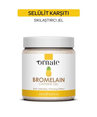 ORNATE Firming Cellulite Reducing Slimming Gel Bromelain Caffeine Gel 250ml