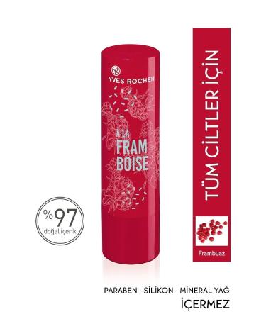 Yves Rocher Raspberry Lip Balm - 47.gr - Buy Online on GoSupps.com