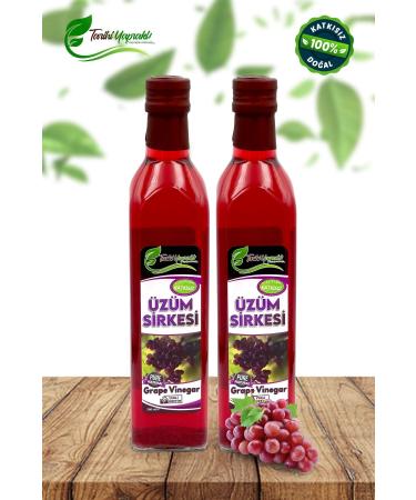 HISTORICAL LEAFLESS Additive-Free Natural Fermented Grape Vinegar 2x500 ml