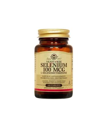 Solgar Selenium 100 Mg 100 Tablets