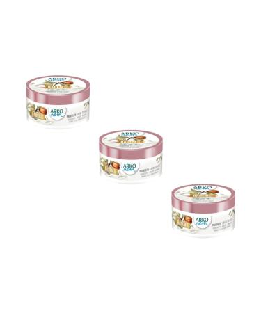 Arko Nem 3-pack Prebiotic Cream Series Almond Milk 250ml X 3 Pieces