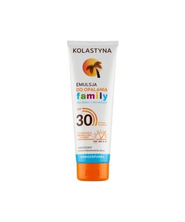 Kolastyna Family Emulsja Do Opalania Dla Dzieci I Doros ych Spf 30 250 Ml