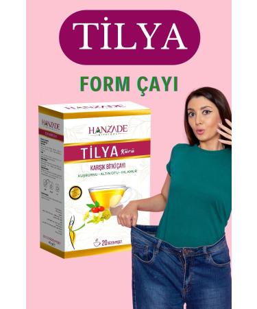 Hanzade Herbal Tilya Cure Form Tea Rosehip Golden Herb Linden Mixed Herbal Tea 20 Filtering Bags X 3 Pieces - Buy Online on GoSupps.com