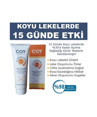 Coy Tone Equalizing Brightening High Protection Anti-Dark Spot Sun Cream 50 Ml. - Buy Online on GoSupps.com
