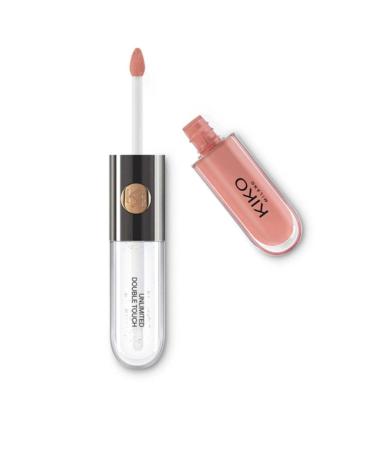 KIKO Shiny Liquid Lipstick - Unlimited Double Touch 102 Satin Rosy Beige 6 ml