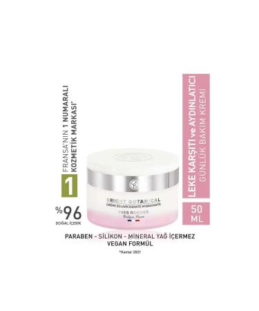 Yves Rocher Bright Botanical Anti-Blemish and Wrinkle Brightening and Tone-Equalizing Day/Night Cream 50 ml