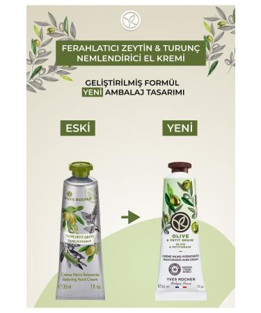 Yves Rocher Moisturizing Hand Cream - Refreshing Olive Citrus - 30ml-90415 - Buy Online on GoSupps.com