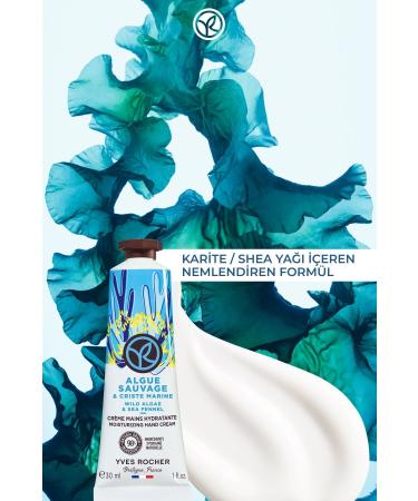Yves Rocher Unprotected Moisturizing Hand Cream - Refreshing Ocean Breeze - 30ml-81165 Tube 16 - 30 ml Paraben - Buy Online on GoSupps.com
