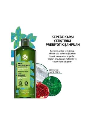 Yves Rocher Soothing Prebiotic Shampoo - Anti-Dandruff/Anti Pelliculaire 300 Ml - Buy Online on GoSupps.com