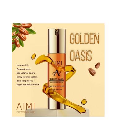 AIMI COSMETIC Golden Oasis Revitalizing and Shining Argan Hair Care Oil 50 ml - Buy Online on GoSupps.com