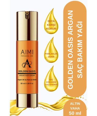 AIMI COSMETIC Golden Oasis Revitalizing and Shining Argan Hair Care Oil 50 ml