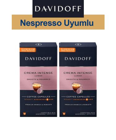 Davidoff Nespresso Compatible Capsule Coffee Crema Intense 2 x 10 pieces