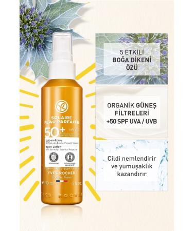 Yves Rocher Spf 50 High Protection Body Sun Spray/Solaire Peau Parfaite-150 ml-69393 - Buy Online on GoSupps.com