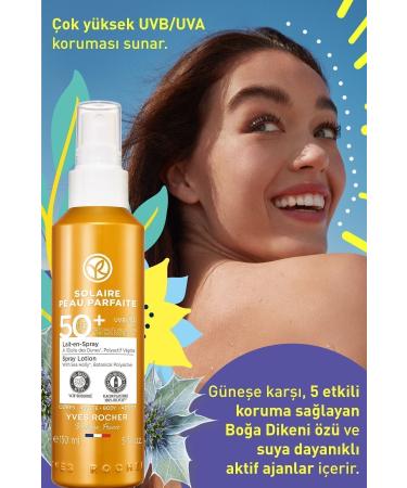 Yves Rocher Spf 50 High Protection Body Sun Spray/Solaire Peau Parfaite-150 ml-69393 - Buy Online on GoSupps.com