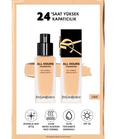 Yves Saint Laurent All Hours All Day Luminous Matte Finish Foundation Ln4 3614273593540