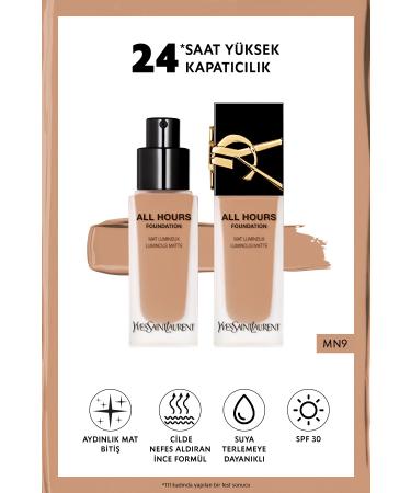 Yves Saint Laurent All Hours All Day Luminous Matte Finish Foundation Mn9 3614273714518