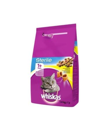 Whiskas Sterile Chicken Sterilized Adult Cat Food 1.4 Kg