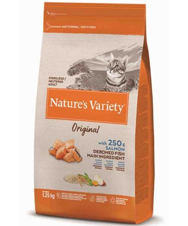 Nature's Variety Original Salmon Sterilized Cat Food 1.25kg