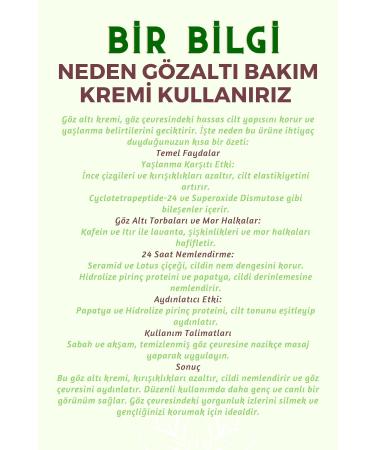 NSUP Eye Cream for Wrinkles Dark Circles and Under-Eye Bags Triple Effect - Face Lift Renewal Eye Cream 15 ml - Buy Online on GoSupps.com