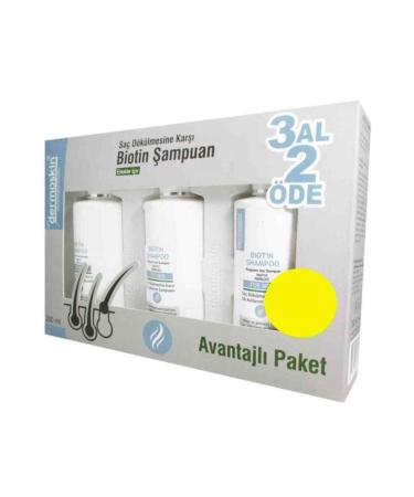 Dermoskin Biotin Shampoo For Men 200 ML Buy 3 Pay 2 Anti-Hair Loss Shampoo for Men - Di Bey