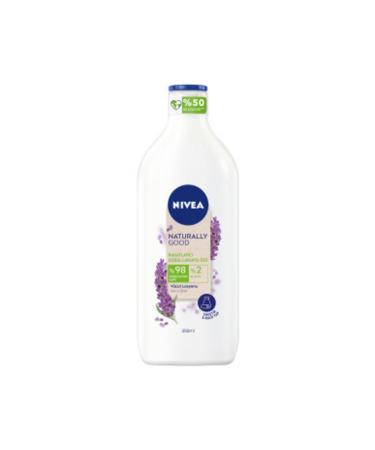 NIVEA Naturally Good Body Lotion Lavender 350 ml Dry Skin 48 Hour Moisturisation - Buy Online on GoSupps.com