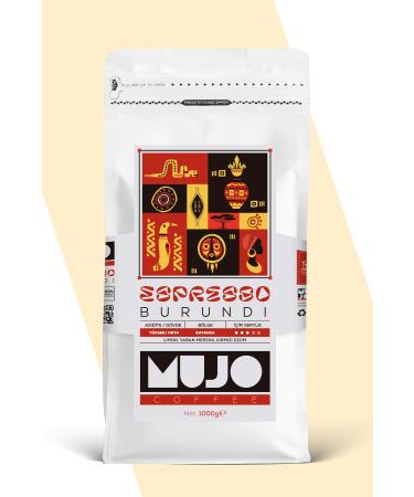 Mujo Coffee Espresso Trial Pack of 3 (Burundi ' Mild ' Caffe Crema ' ) 3x1kg - Buy Online on GoSupps.com