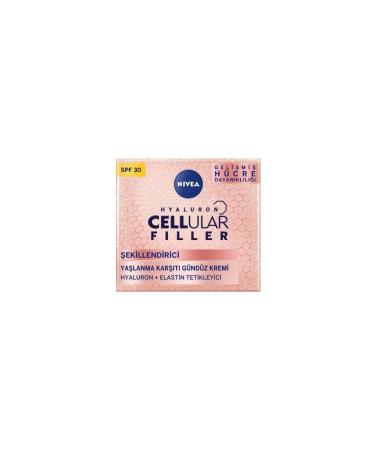 NIVEA Hyaluron Cellular Filler + Shaping Anti-Aging Day Cream 50 Ml Spf 30 - Buy Online on GoSupps.com