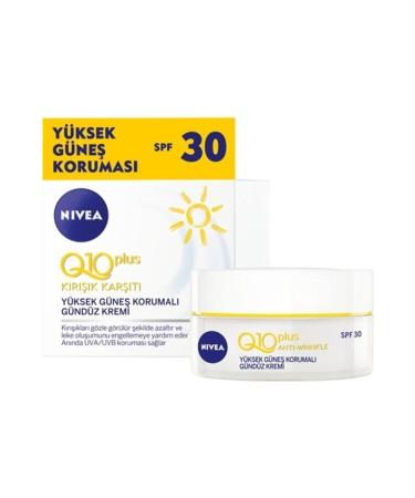 NIVEA Q10 Plus Anti-Wrinkle High Protection Day Cream Spf 30 50 Ml