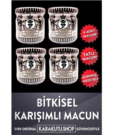 BARON Force Atom Paste Ginseng Herbal Mix Paste 4x50 Grams