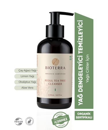 Bioterra Organic Regul Tea Tree Cleansing Gel 250 ml