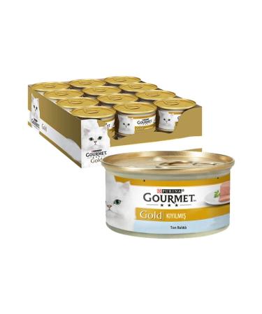 Gourmet Gourmet Gold Minced Tuna Cat Wet Food 85 Gr. 24 Piece Package