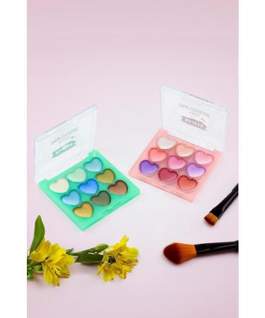 MUJGAN 9-Piece Heart Eyeshadow Palette No:1 - Buy Online on GoSupps.com