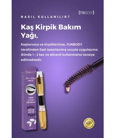 FUNBODY Eyebrow Eyelash Care Oil - Buy Online on GoSupps.com