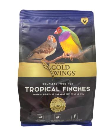 Gold Wings Premium Tropical Finches Complete Food for Indian Nightingale and Goldfinch 1000gr