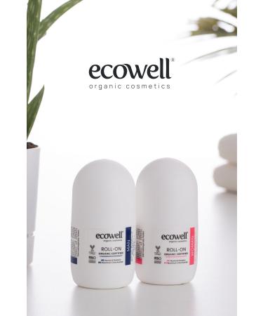 Ecowell Organic Roll-On Women 2-pack (2 x 75 ml) - Buy Online on GoSupps.com
