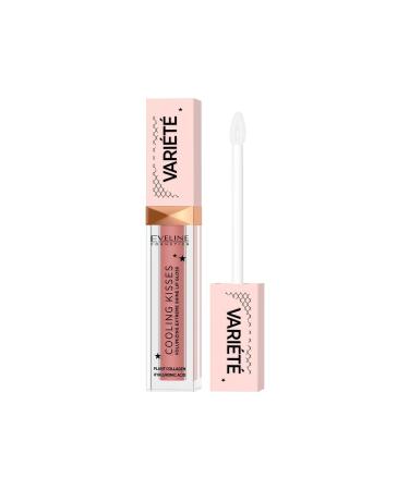 Eveline Cosmetics Variete Cooling Kissies Collagen and Hyaluronic Acid Lip Gloss 6.8Ml