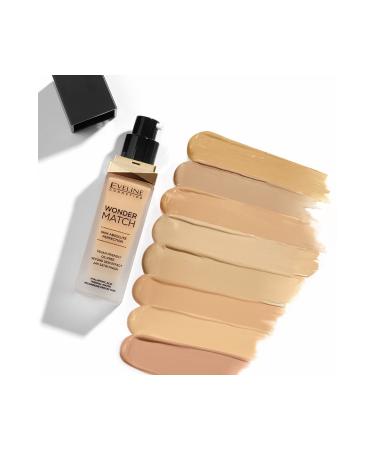 Eveline Cosmetics Wonder Match Hyaluronic Acid Vegan Foundation 30ML - Microbiome Protection - Buy Online on GoSupps.com