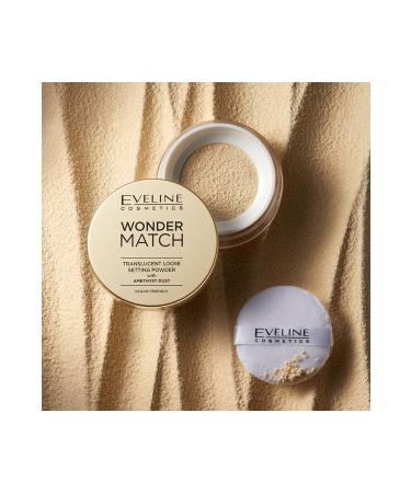 Eveline Cosmetics Wonder Match Vegan Powder with Translucent Amethyst Powder - Buy Online on GoSupps.com