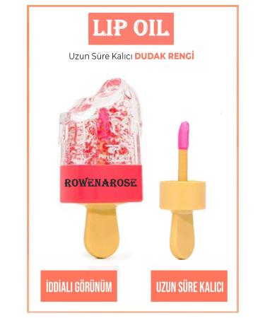 ROWENAROSE Lip Gloss and Moisturizing Lip Oil