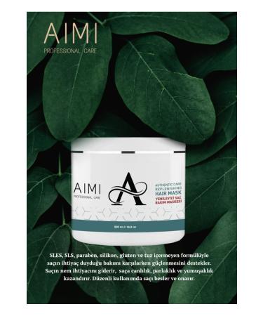 AIMI COSMETIC Aimi Paraben SLS Silicone Gluten and Salt Free Vegan Renewing Hair Care Mask 500ml - Buy Online on GoSupps.com