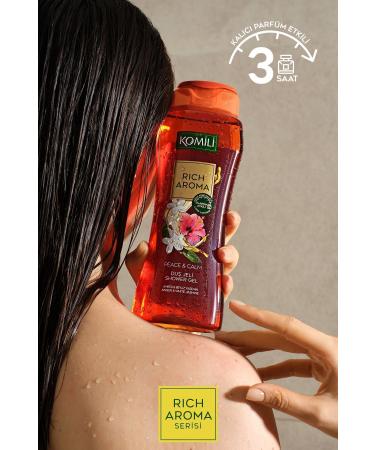 Komili Rich Aroma Peace&Calm Shower Gel - Amber&White Jasmine - Long-lasting Perfume Effect - Vegan - 500 ML - Buy Online on GoSupps.com