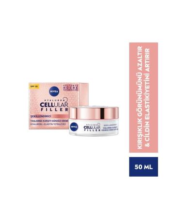 NIVEA Hyaluron Cellular Filler + Shaping Anti-Aging Day Cream 50 Ml Spf 30