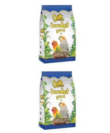 Quik Parakeet Food 750 Gr X 2 Pieces Paradise Love Parrot Food